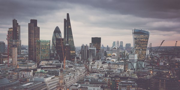 Dark London Skyline