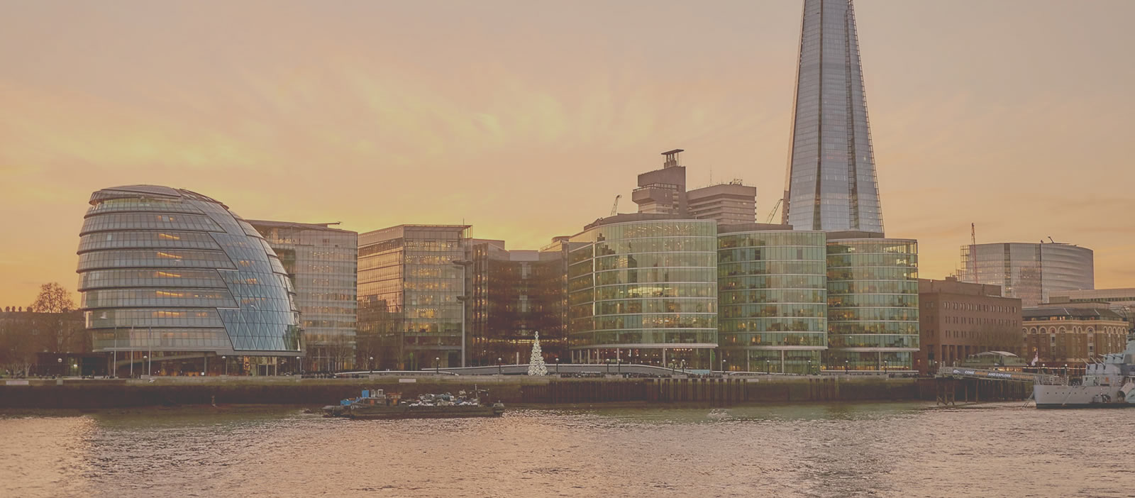 London Skyline Sunset