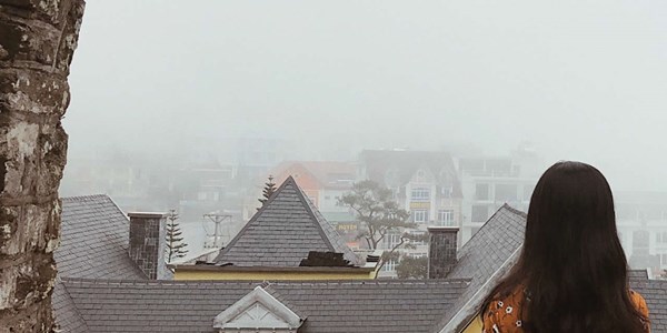 Woman Overlooking Property